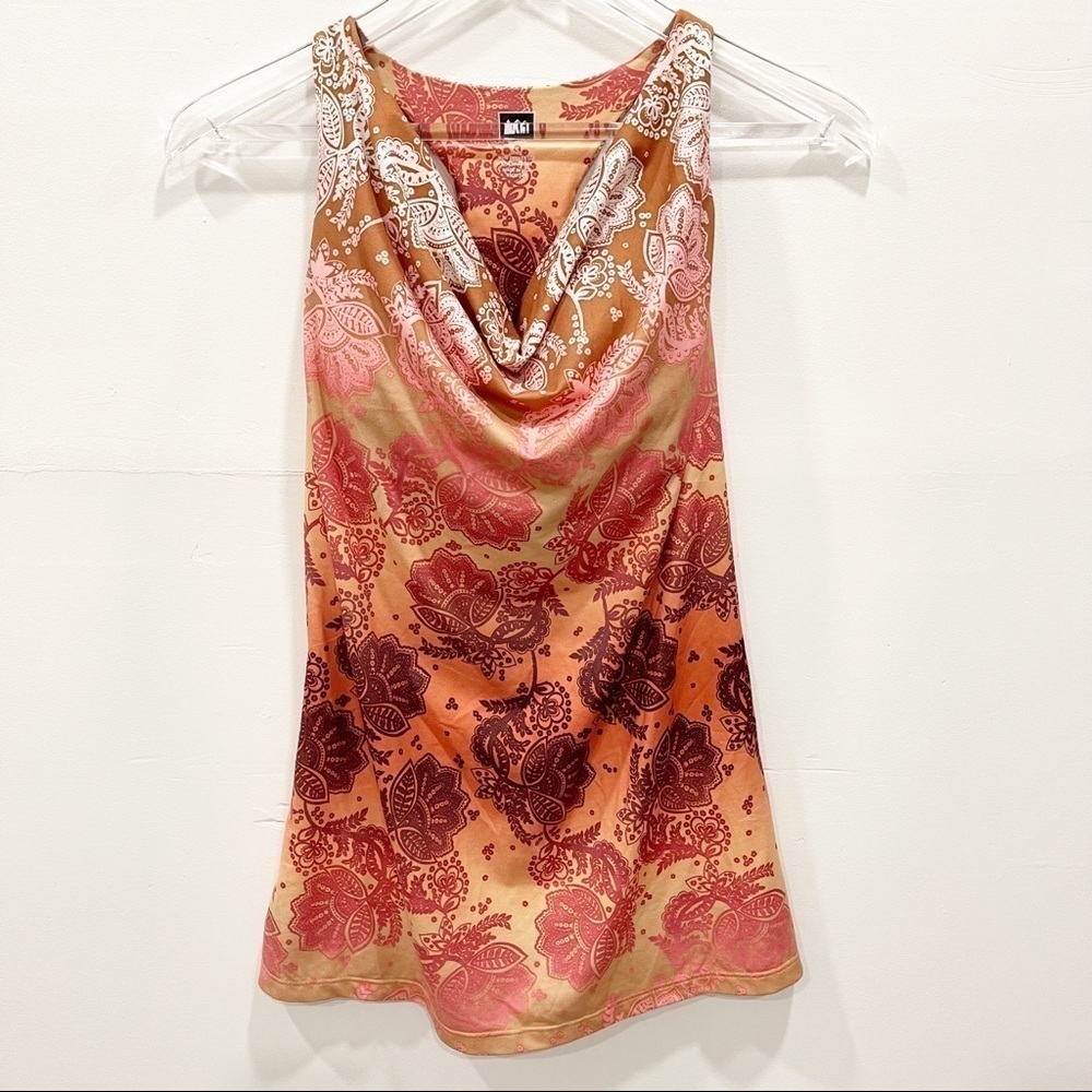 REI Cowl Neck Sleeveless Tank Top Ourdoor Small